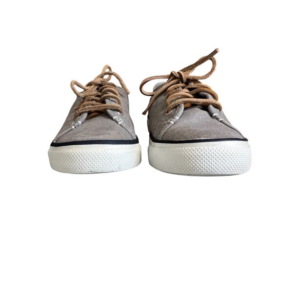 Sperry Canvas Low Top sneakers Gray 6.5 - Picture 3 of 8